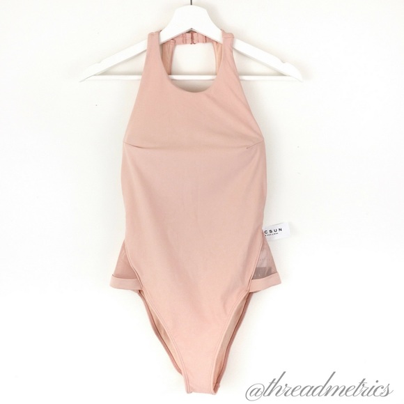 ►L.A. H E A R T S ► Adobe Rose Mesh Inset Swimsuit - Picture 2 of 7